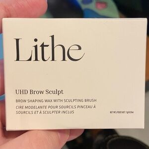 Lithe UHD Brow Sculpt Shaping Wax With Sculpting Brush Clear 7g 0.25oz NEW
